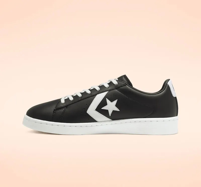 Converse Pro Leather Zwart/wit/wit