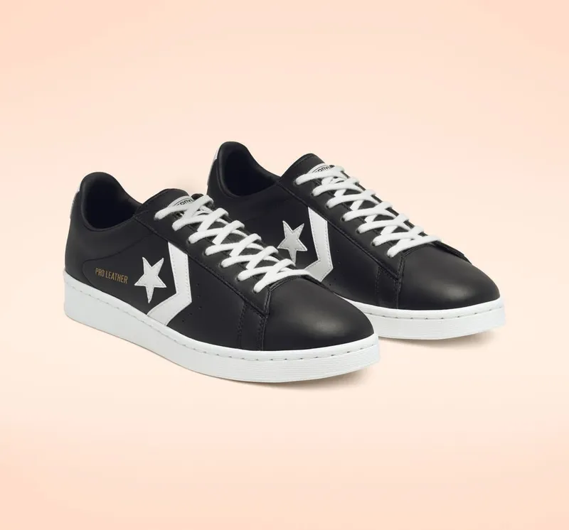 Converse Pro Leather Zwart/wit/wit