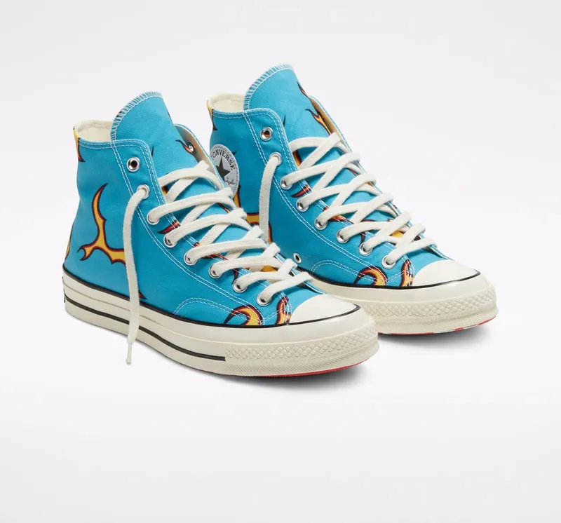 Converse Converse x GOLF le FLEUR* Flames Chuck 70 Horizon Blue/egret/zwart