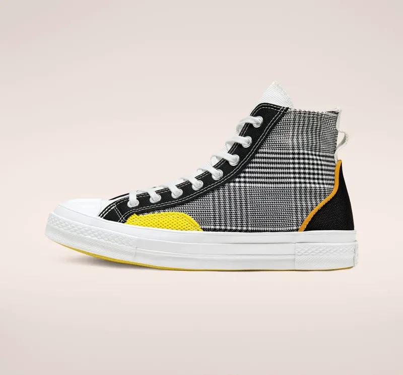 Converse Hacked Fashion Chuck 70 Zwart/wit/speed Yellow