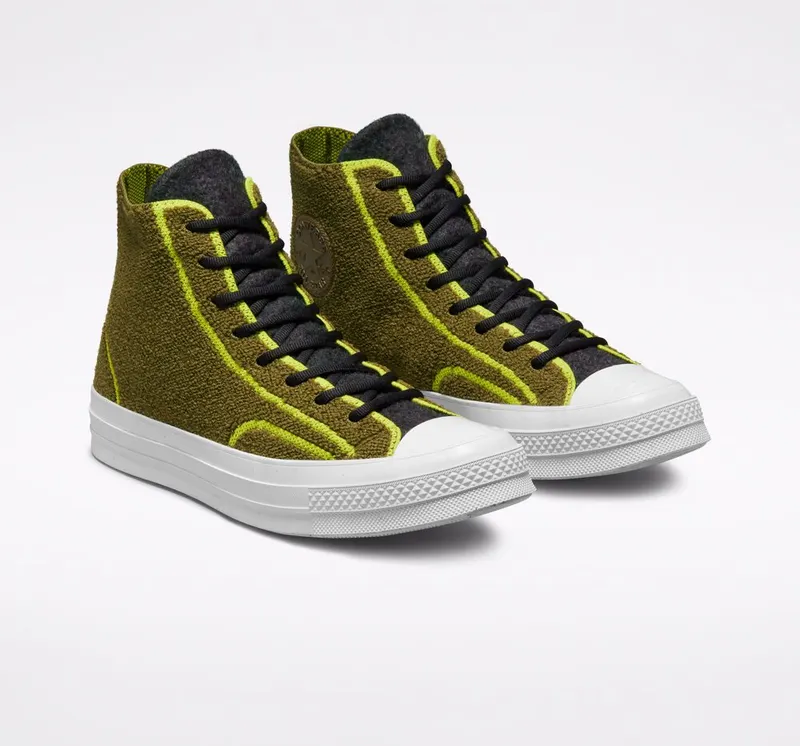 Converse Converse Renew Remix Chuck 70 Dark Moss/zwart/lime Twist