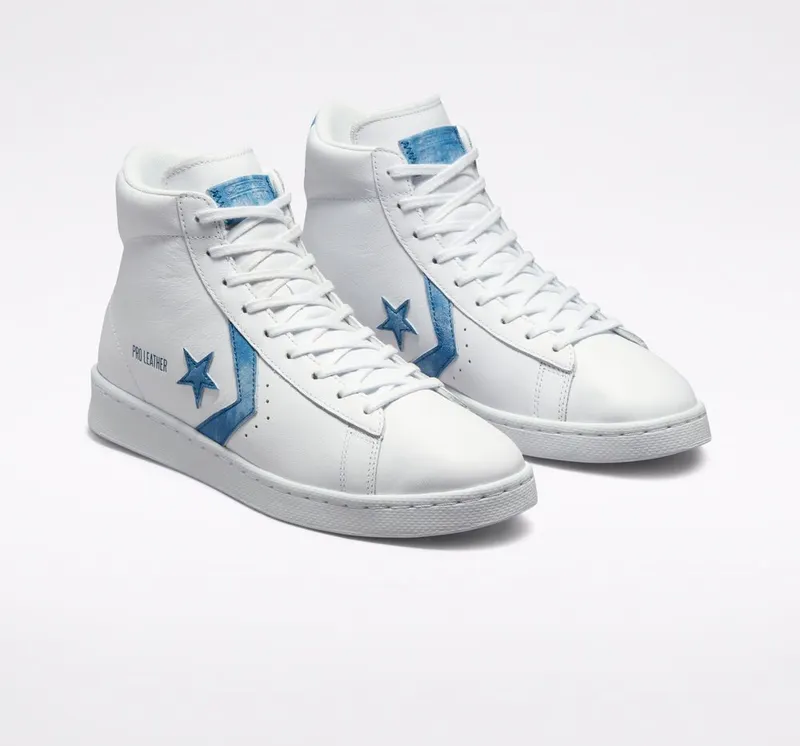 Converse Pro Leather Dip Dye White/dk Marina Blue/white