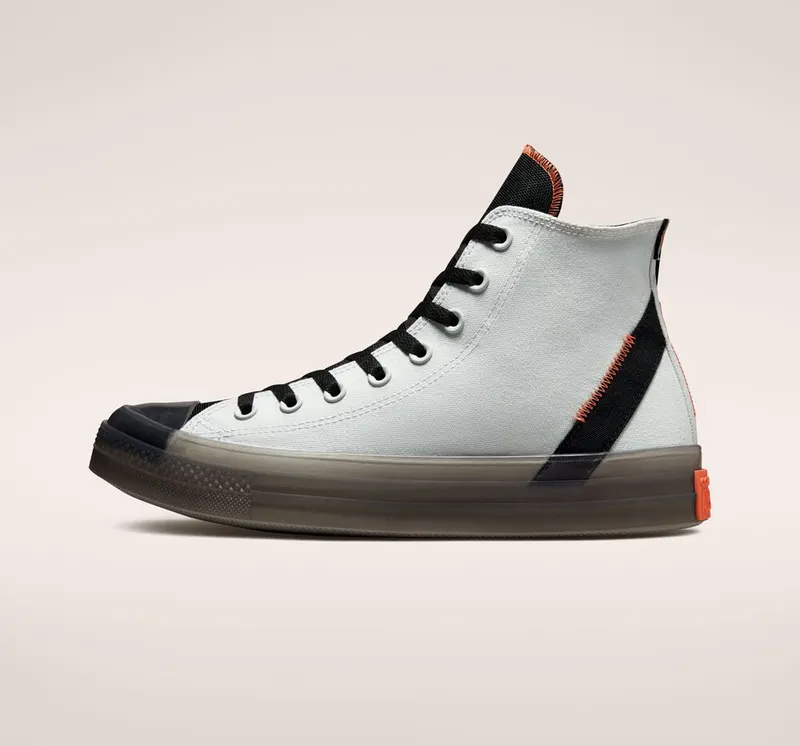 Converse Chuck Taylor All Star CX Rekbaar Canvas Light Silver/zwart/wild Mango