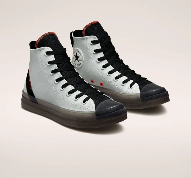 Converse Chuck Taylor All Star CX Rekbaar Canvas Light Silver/zwart/wild Mango