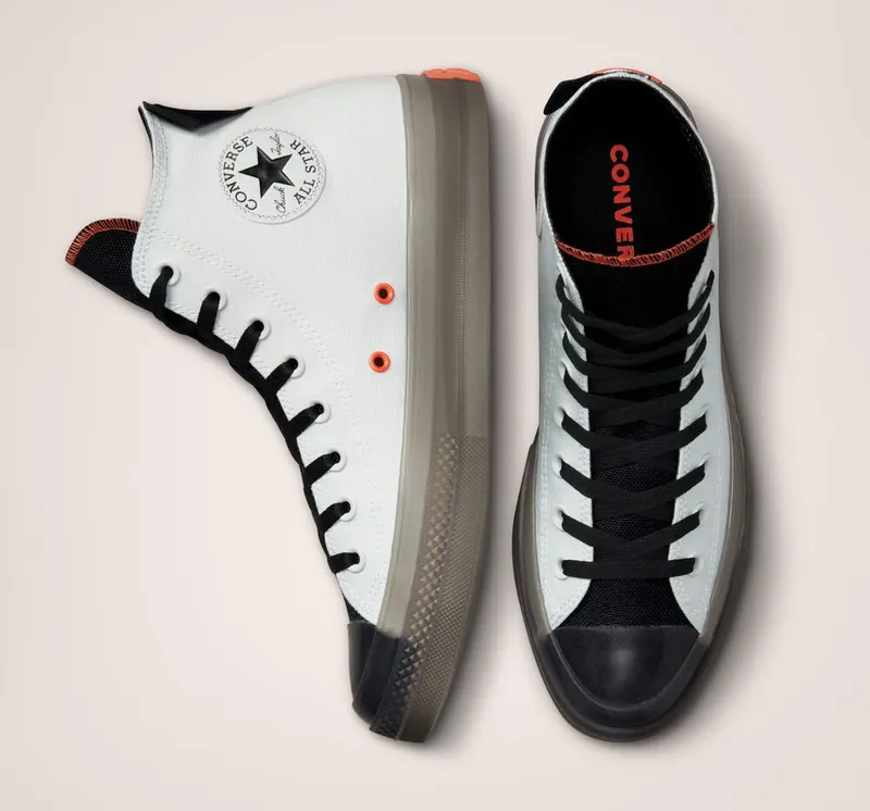 Converse Chuck Taylor All Star CX Rekbaar Canvas Light Silver/zwart/wild Mango