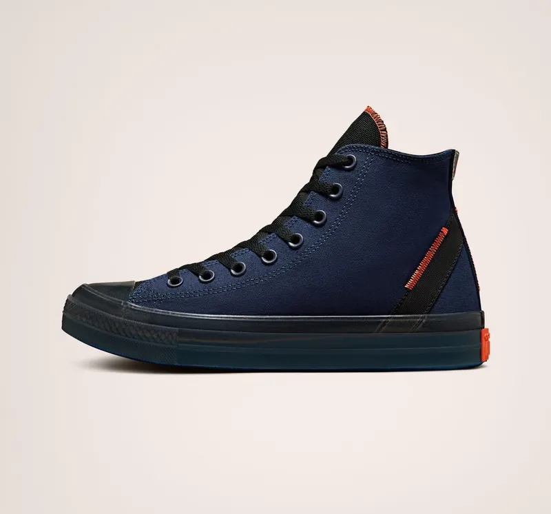 Converse Chuck Taylor All Star CX Rekbaar Canvas Midnight Navy/zwart/wild Mango
