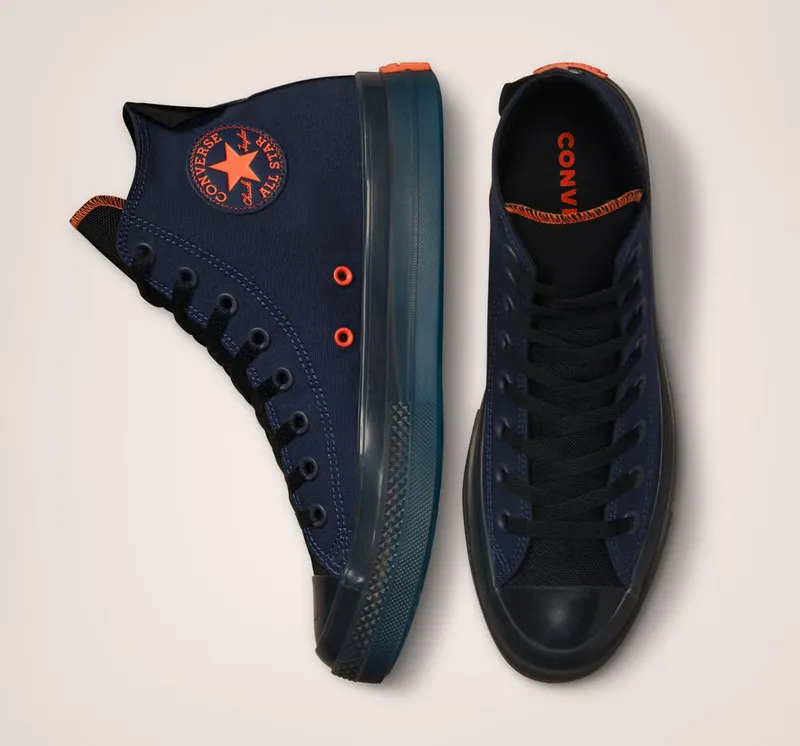 Converse Chuck Taylor All Star CX Rekbaar Canvas Midnight Navy/zwart/wild Mango