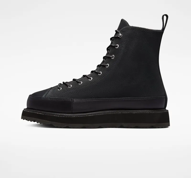 Converse Chuck Taylor Crafted Boot Zwart/zwart/prime Pink