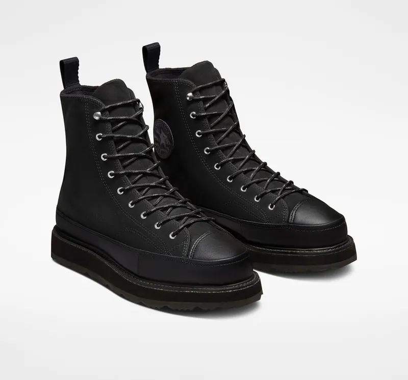 Converse Chuck Taylor Crafted Boot Zwart/zwart/prime Pink