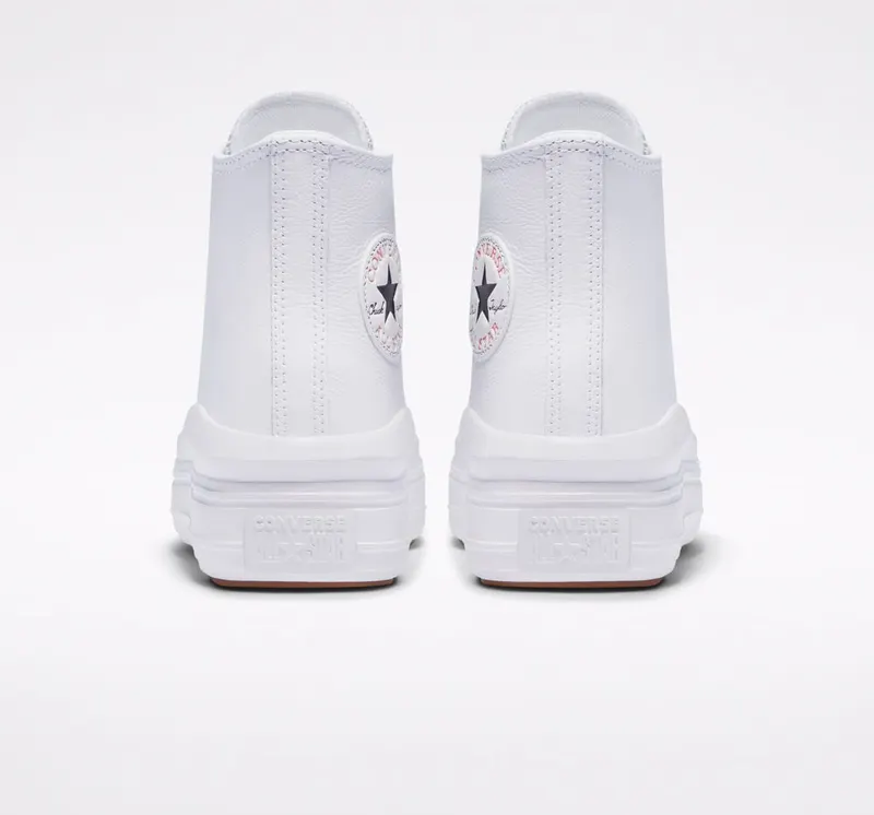 Converse Leather Chuck Taylor All Star Move Wit/wit/wit