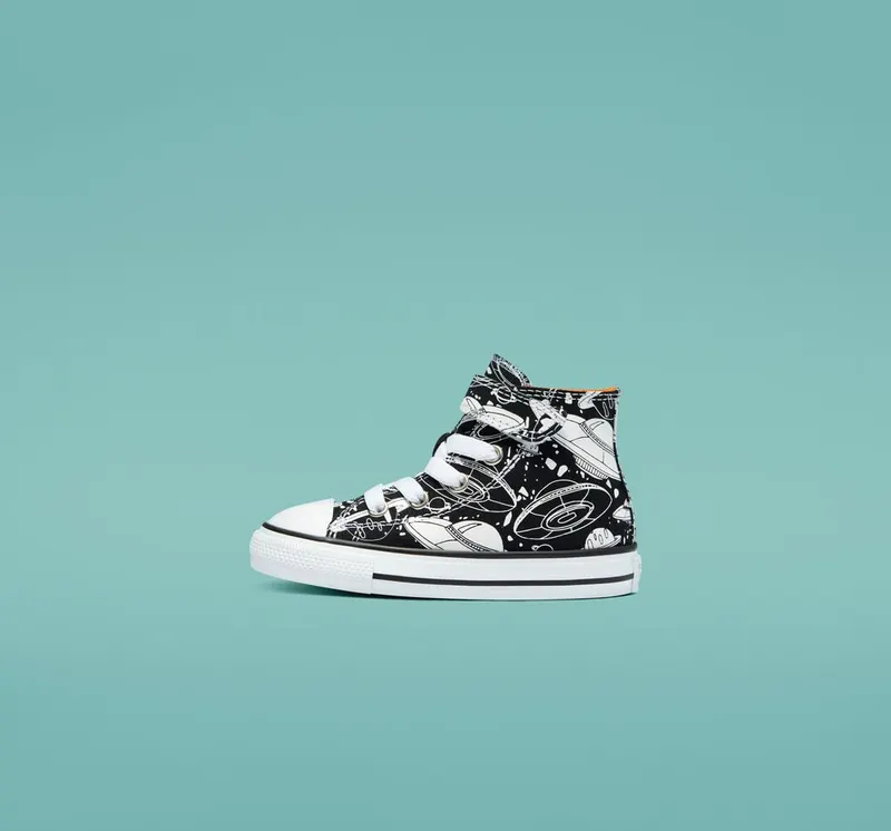 Converse Space Kid Easy-On Chuck Taylor All Star Zwart/wit/zwart