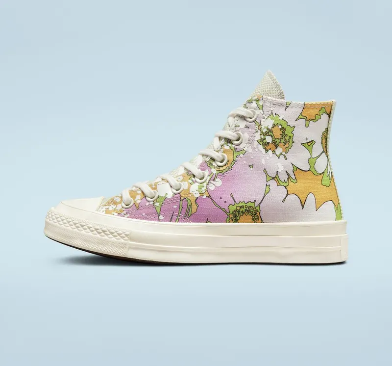 Converse Chuck 70 Crafted Florals Beyond Pink/olive Aura/egret