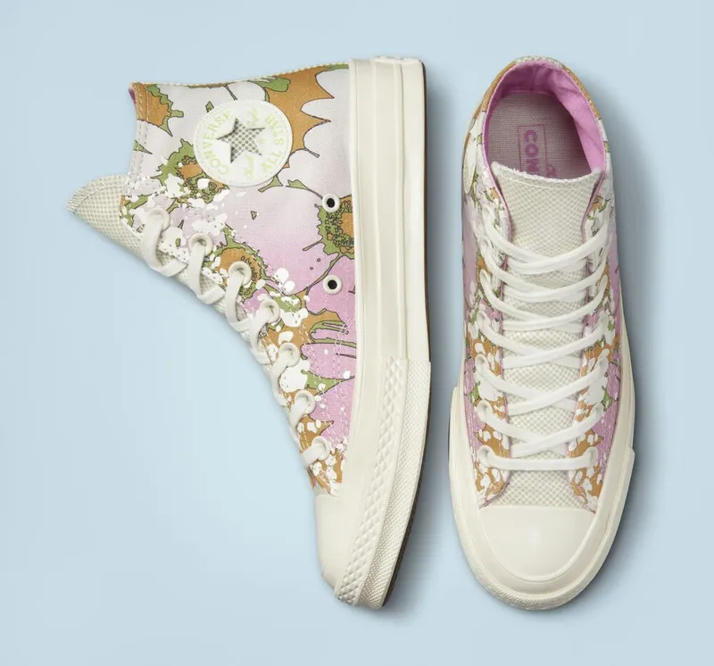 Converse Chuck 70 Crafted Florals Beyond Pink/olive Aura/egret