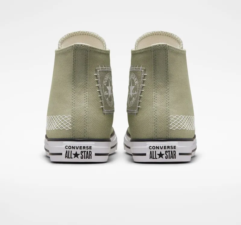 Converse Chuck Taylor All Star Denim Patchwork Light Field Surplus/wit