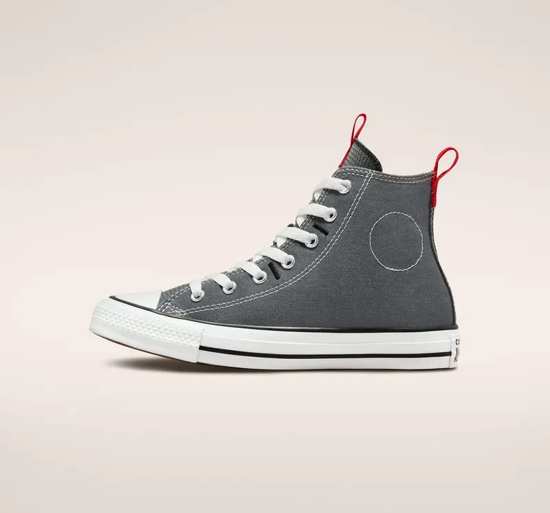 Converse Chuck Taylor All Star Relaxed Classic Iron Grey/university Red/egret