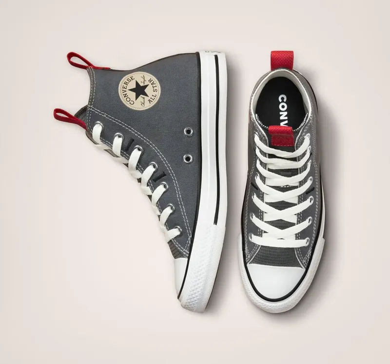 Converse Chuck Taylor All Star Relaxed Classic Iron Grey/university Red/egret