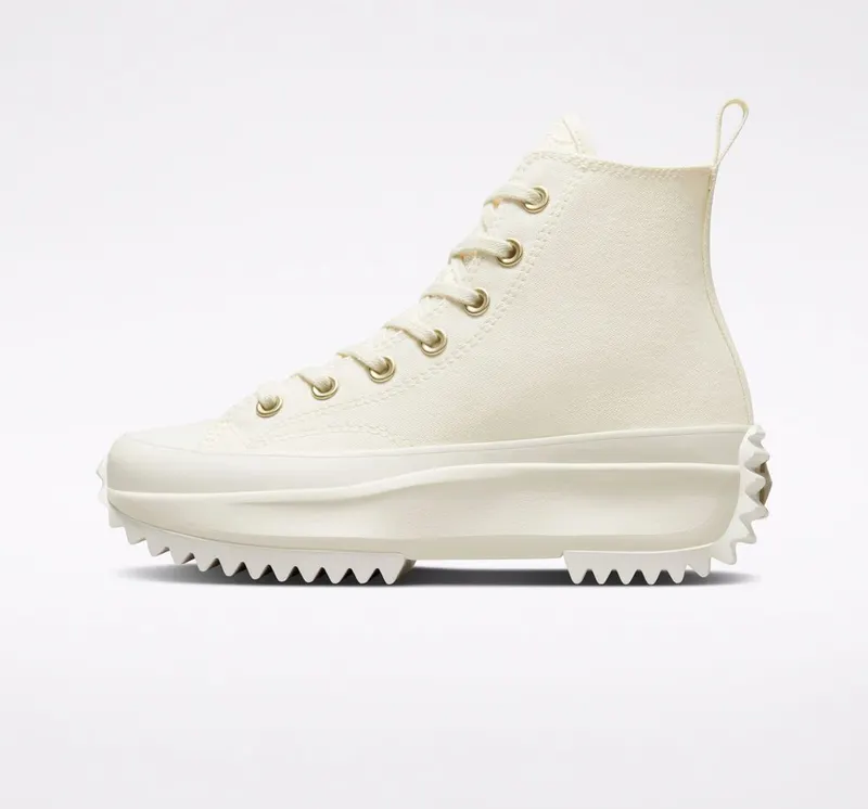 Converse Run Star Hike Lace Egret/vintage White/goud