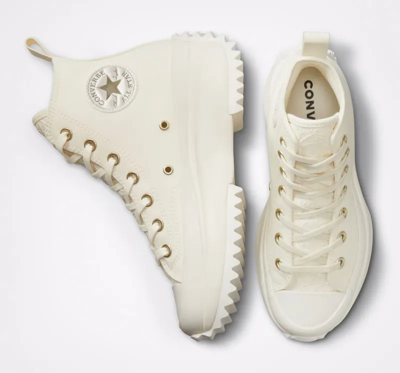 Converse Run Star Hike Lace Egret/vintage White/goud