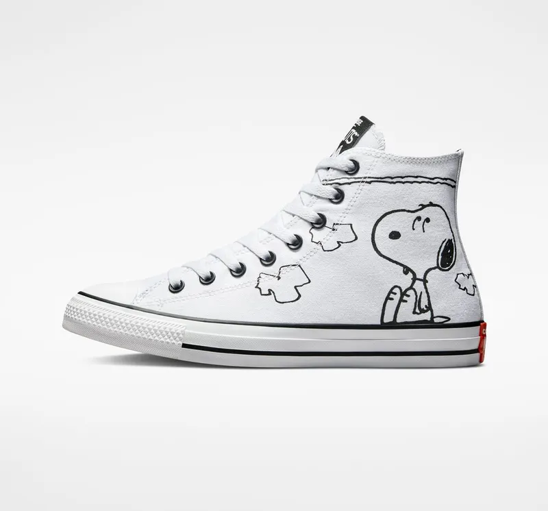 Converse Converse x Peanuts Chuck Taylor All Star Wit/zwart/signal Red
