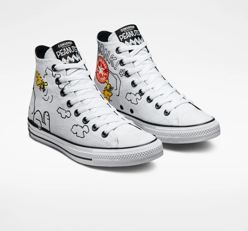 Converse Converse x Peanuts Chuck Taylor All Star Wit/zwart/signal Red