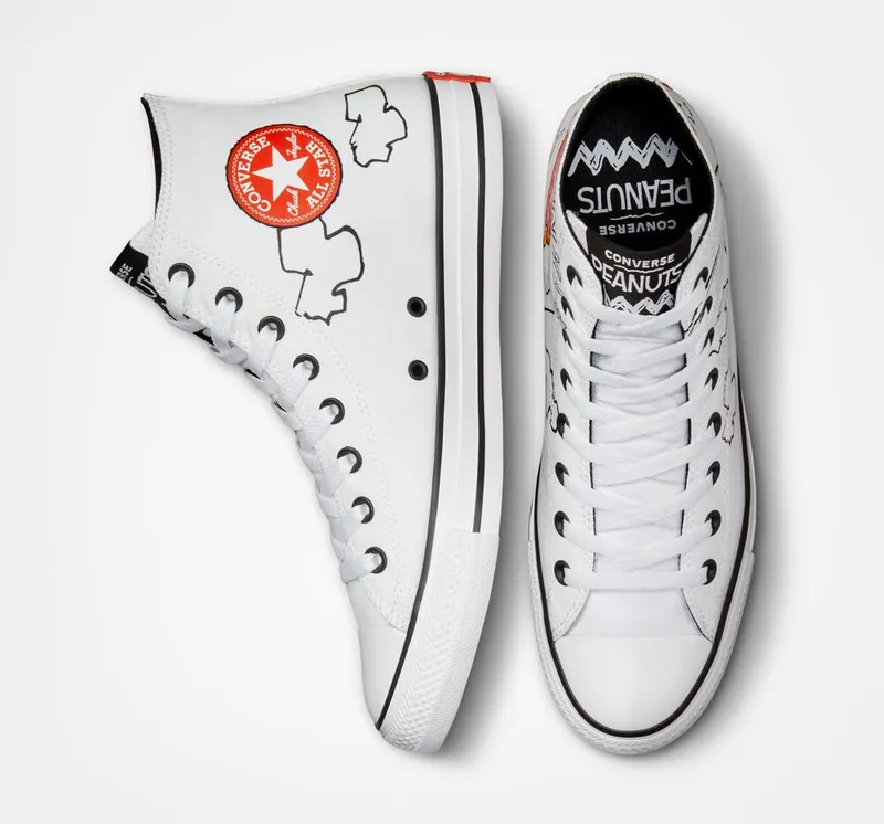 Converse Converse x Peanuts Chuck Taylor All Star Wit/zwart/signal Red