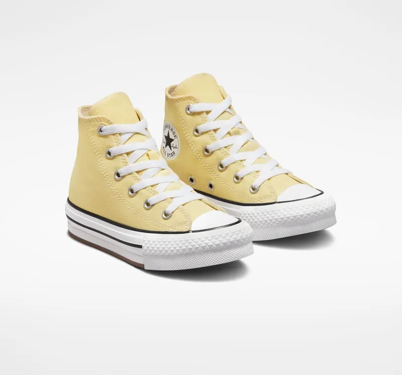 Converse Chuck Taylor All Star Lift Platform Soft Sunshine/wit/zwart