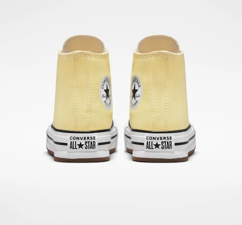 Converse Chuck Taylor All Star Lift Platform Soft Sunshine/wit/zwart