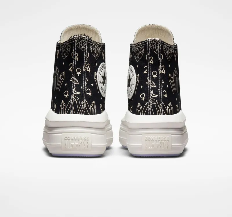 Converse Chuck Taylor All Star Move Platform Mystic Crystals Zwart/natural Ivory