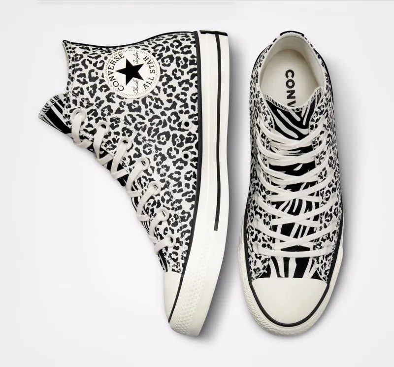 Converse Chuck Taylor All Star Animalier Egret/zwart/egret