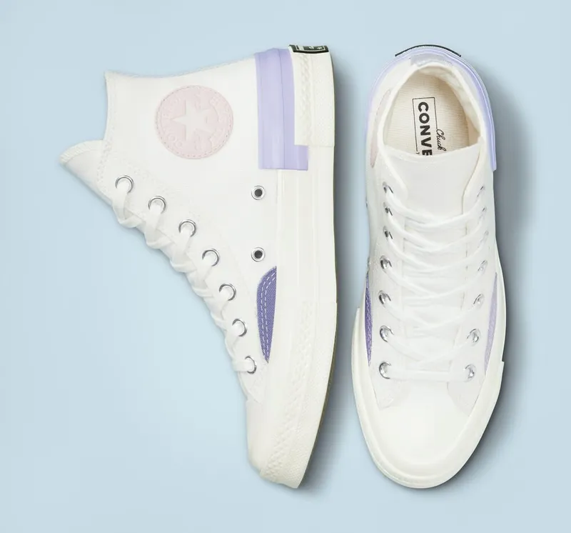 Converse Chuck 70 Color Pop Layers Vintage White/slate Lilac