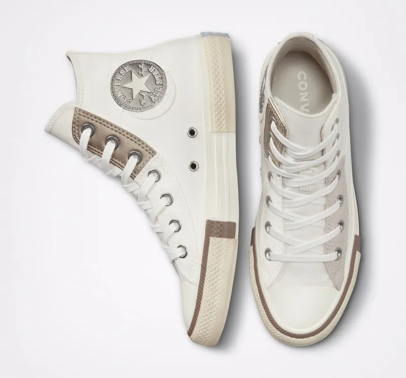 Converse Chuck Taylor All Star Metallic Layers Vintage White/sandalwood