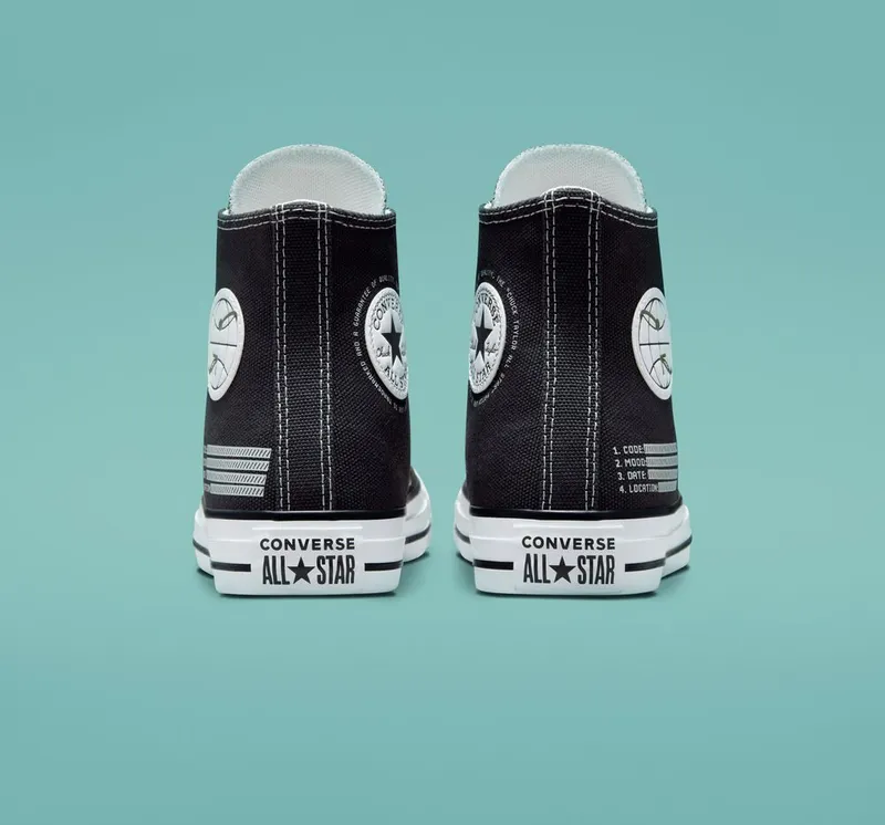 Converse Chuck Taylor All Star Global Patch Dk Smoke Grey/wit/zwart