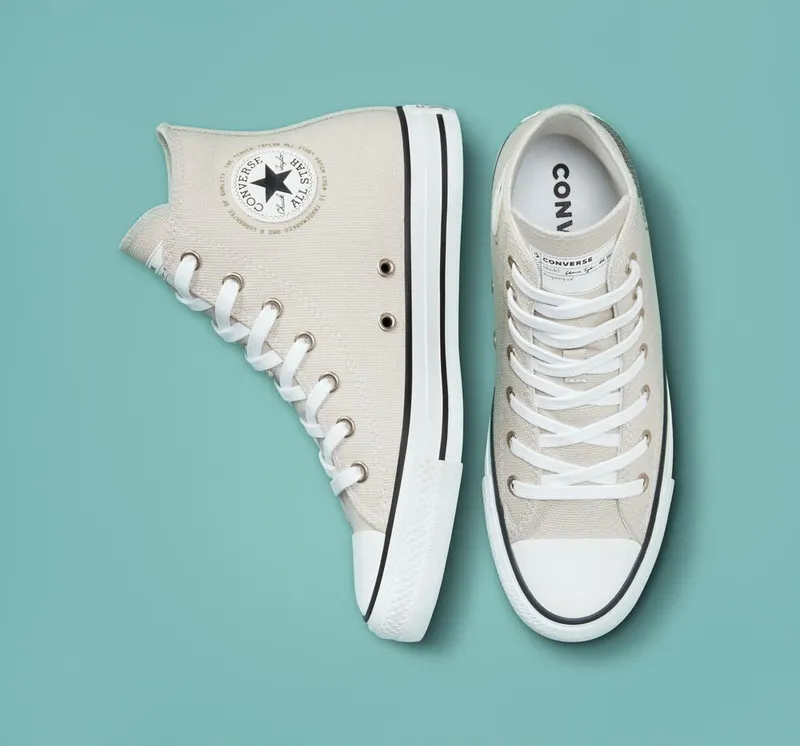 Converse Chuck Taylor All Star Global Patch Pale Putty/wit/zwart
