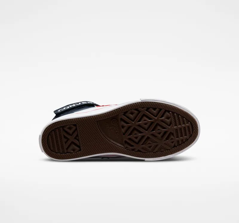 Converse Pro Blaze Strap Wit/obsidian/rood