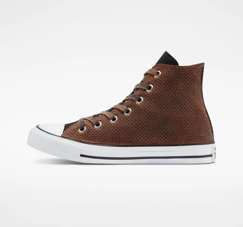 Converse Chuck Taylor All Star Vintage Leather Brown Perf Leather