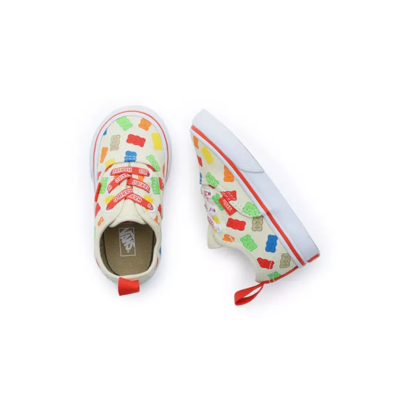 VANS Vans X Haribo Authentic Met Elastische Veters Voor Peuters Wit (VN0A4BUYYF9)