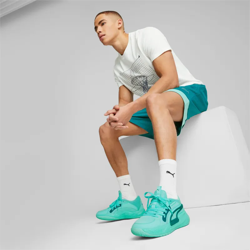 Puma Court Rider Chaos Slash basketbalschoenen Groen (378052-04)