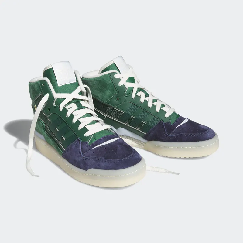 adidas Forum Exhibit Mid Shadow Navy / Team Dark Green / Team Coll Burgundy 2 (FZ6278)