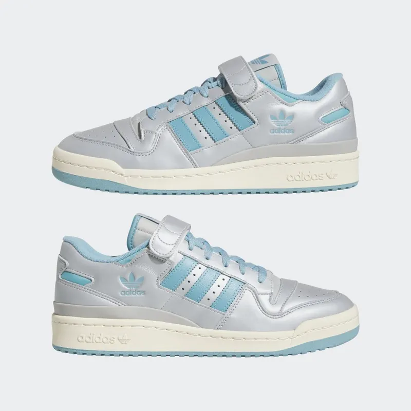adidas Forum 84 Low Silver Metallic / Preloved Blue / Grey Two (FZ6294)