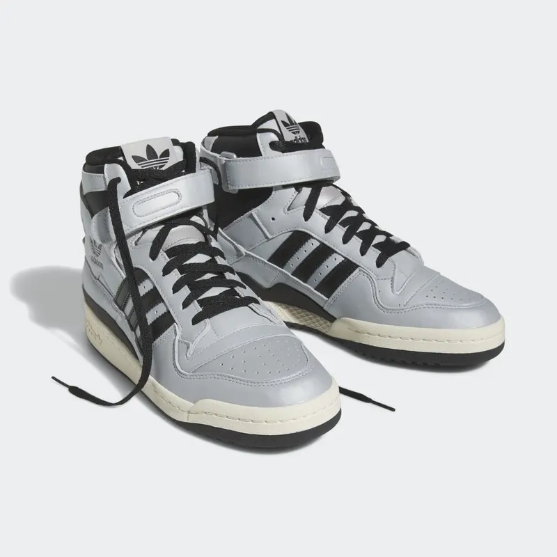 adidas Forum 84 High Silver Metallic / Core Black / Grey Two (FZ6302)
