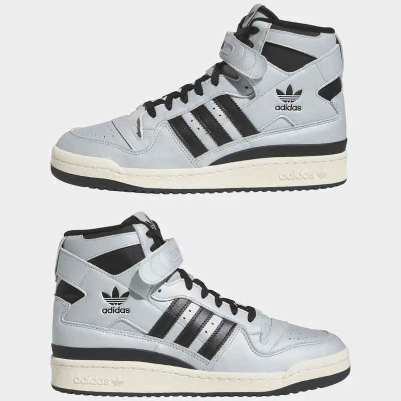 adidas Forum 84 High Silver Metallic / Core Black / Grey Two (FZ6302)