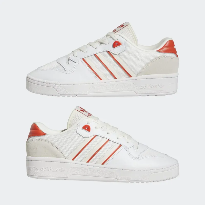 adidas Rivalry Low Cloud White / Off White / Preloved Red (FZ6325)