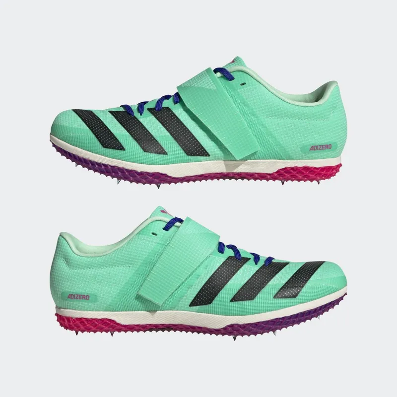 adidas Adizero Hoogspringschoenen Pulse Mint / Core Black / Lucid Blue (GV9074)