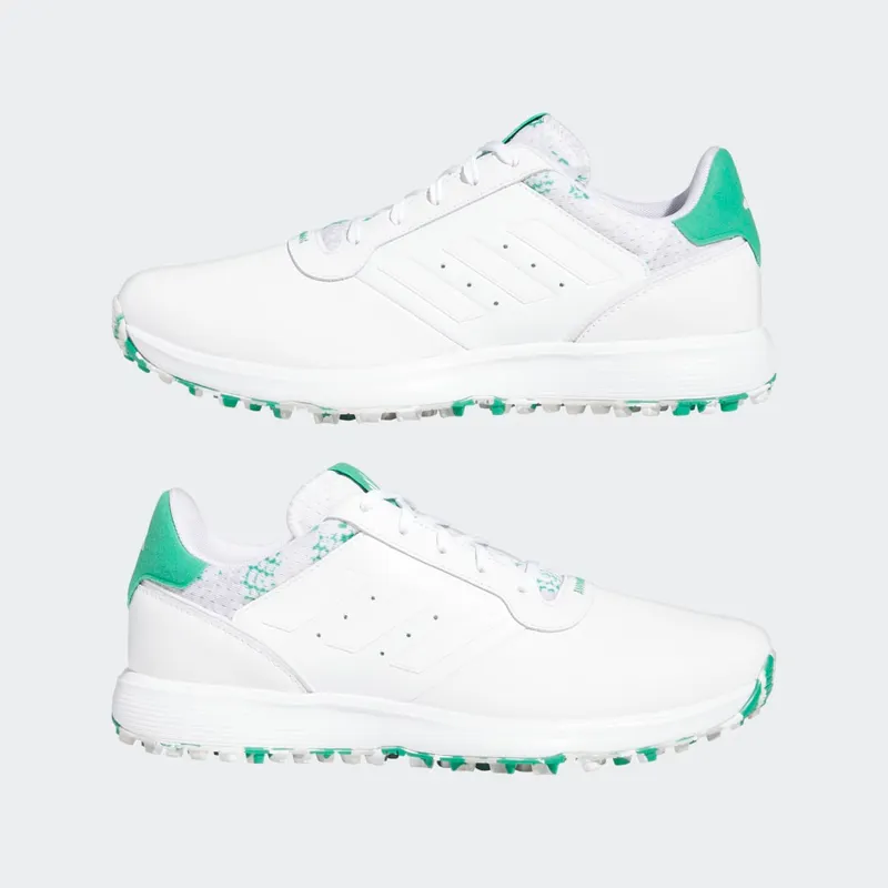 adidas S2G SL Golfschoenen Cloud White / Cloud White / Court Green (GV9422)