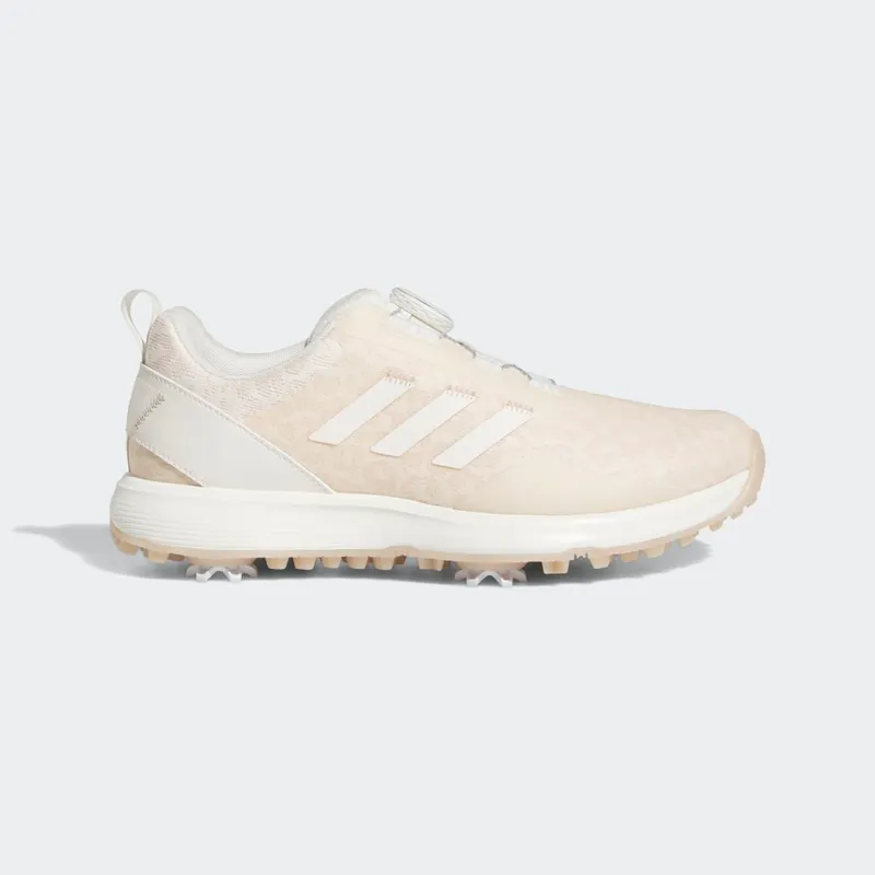 adidas S2G BOA Golfschoenen Chalk White / Chalk White / Wonder Quartz (GV9435)