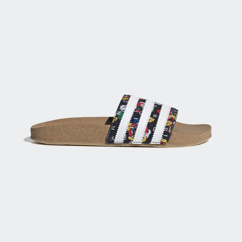 adidas Rich Mnisi adilette Badslippers Core Black / Cloud White / Multicolor (GW0564)
