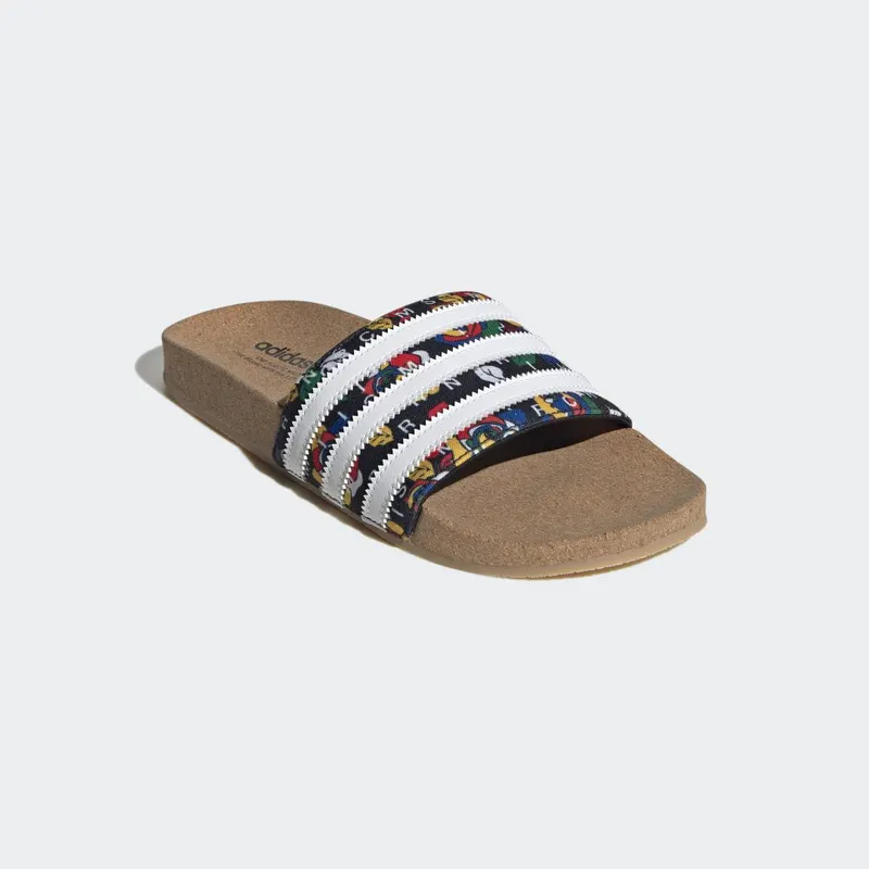 adidas Rich Mnisi adilette Badslippers Core Black / Cloud White / Multicolor (GW0564)