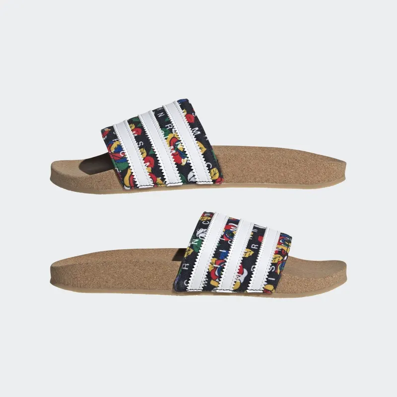 adidas Rich Mnisi adilette Badslippers Core Black / Cloud White / Multicolor (GW0564)