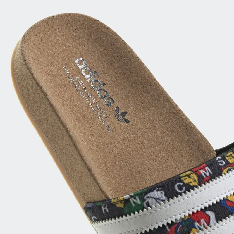 adidas Rich Mnisi adilette Badslippers Core Black / Cloud White / Multicolor (GW0564)