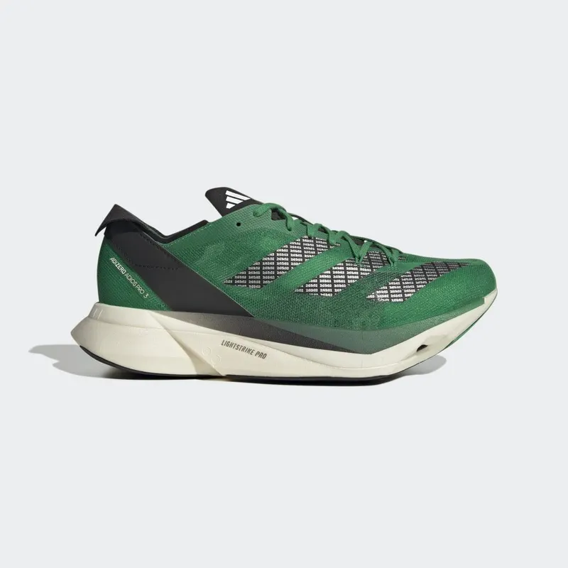 adidas Adizero Adios Pro 3 Green / Core Black / Night Metallic (GW7259)